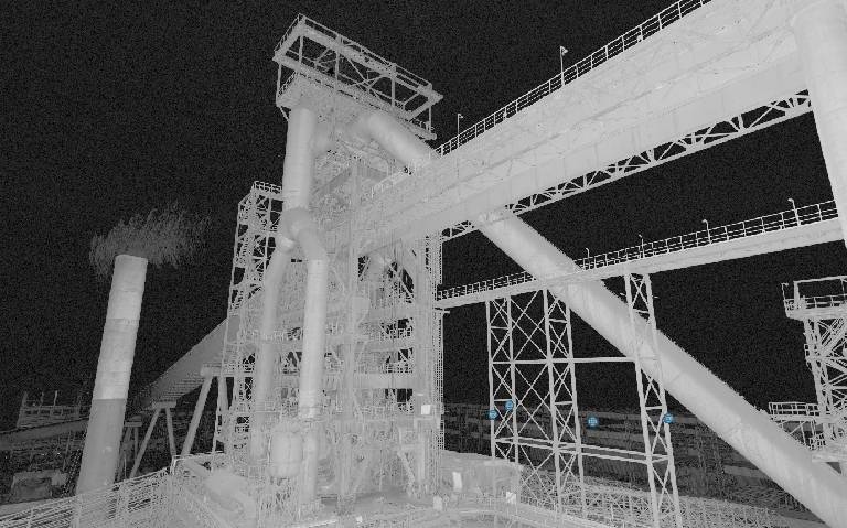 Blast Furnace 3D Scanning in AMNS Hazira
