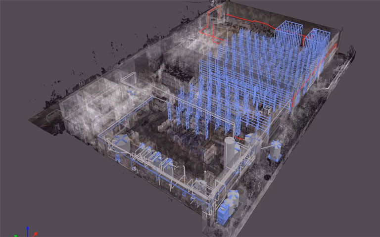 Chemical intermediates plant 3D Scanning in Kenya