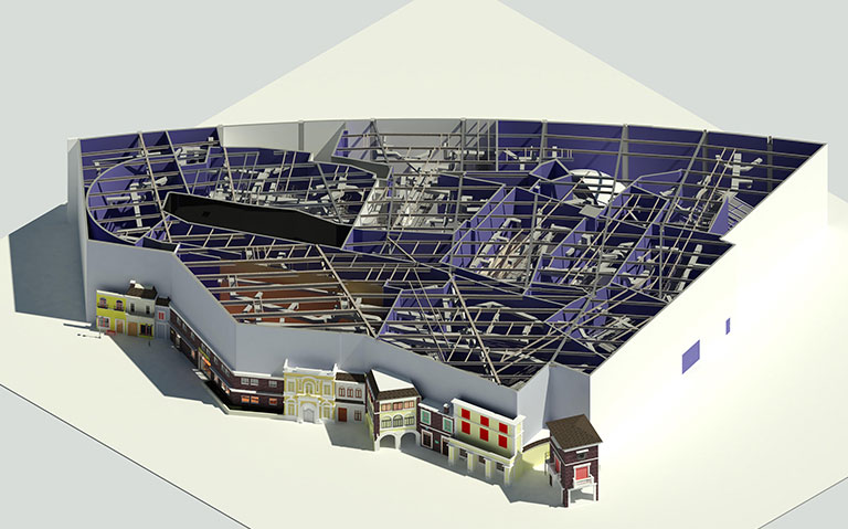 As-built BIM Modelling of Amusment park