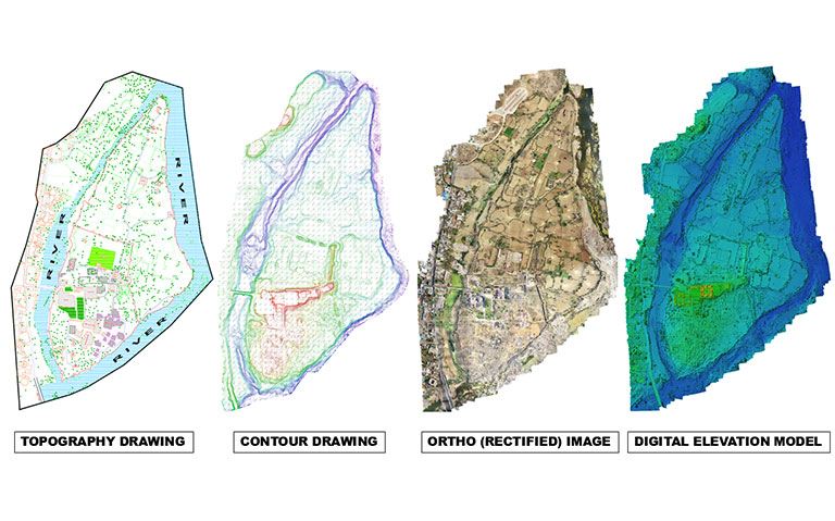 Drone Surveying of Heritage site for DPR preparation